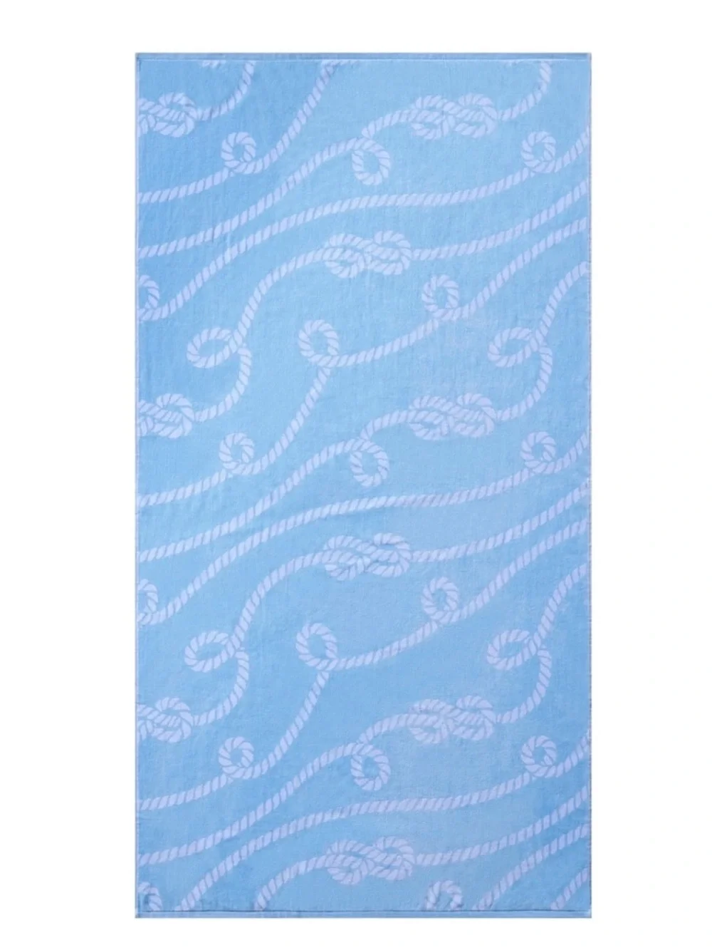 Better Homes & Gardens 2 Pack Beach Towels Blue Rope Stripe NWT 38x72